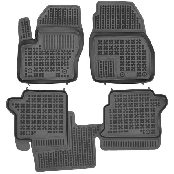 Rubber mats Ford Transit Connect II 2013-2018 (L2, version with an extra material on the driver side)