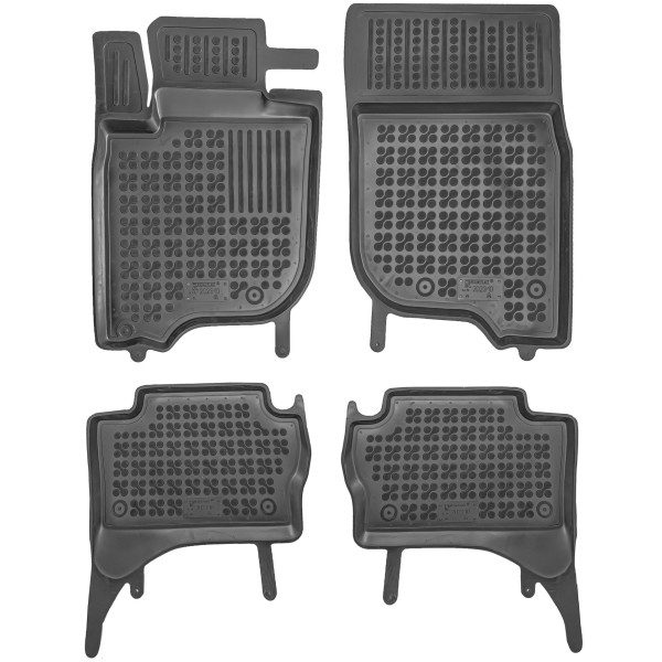 Rubber mats Mitsubishi L200 V from 2021 (Double Cab, version automatic gearbox, 4x4 (AWD))