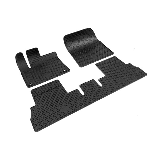 Rubber mats Opel COMBO from 2018, (oval clips) 4pc,