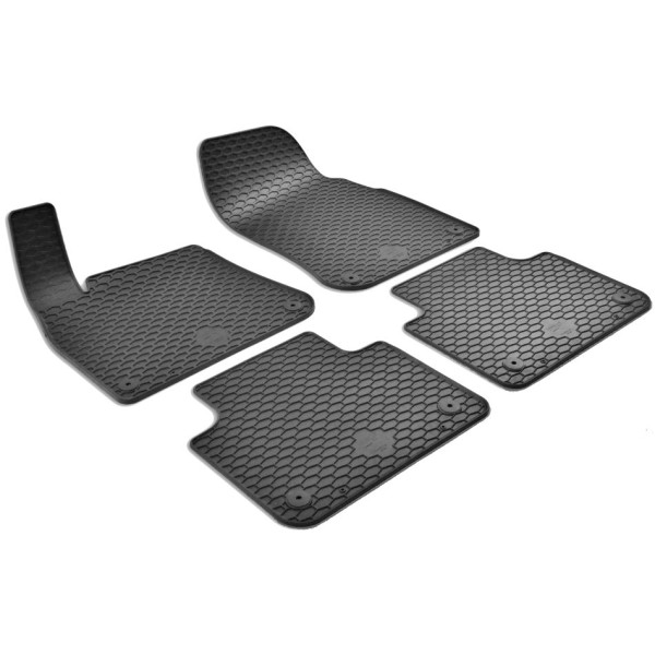 Rubber mats PORSCHE Cayenne from 2018 4 pcs / 221764 / black