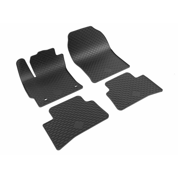 Rubber mats Toyota COROLLA CROSS (from 2022) / also Hybrid, 4 pcs/ 222197 / black