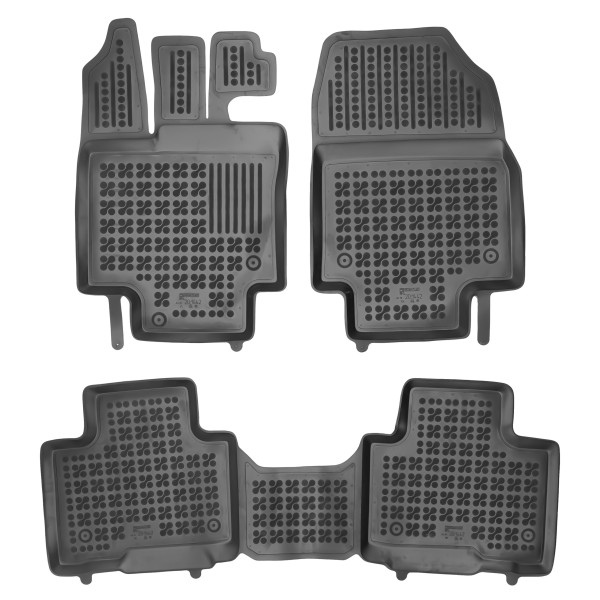 Rubber mats Toyota Highlander IV (XU70) from 2019 (5 places)