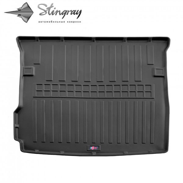 Rubber 3D trunk mat DACIA Duster II from 2018 (2 varomieji ratai) / 6018041 / higher edges