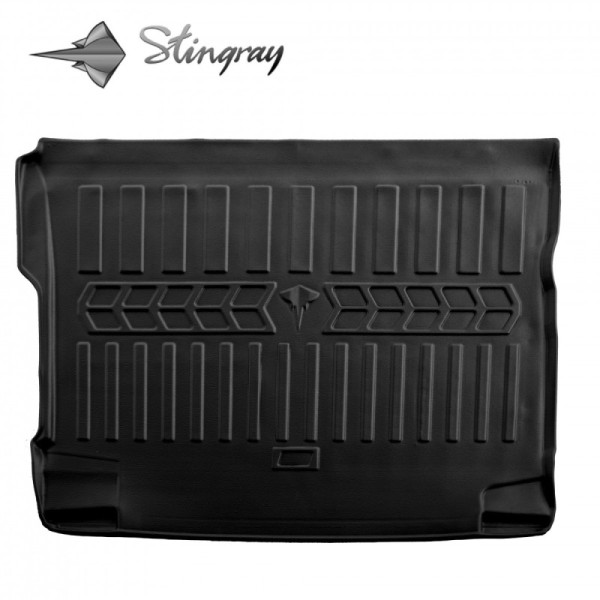 Rubber 3D trunk mat JEEP Wrangler JL 5 doors from 2018 / 6046041 / higher edges