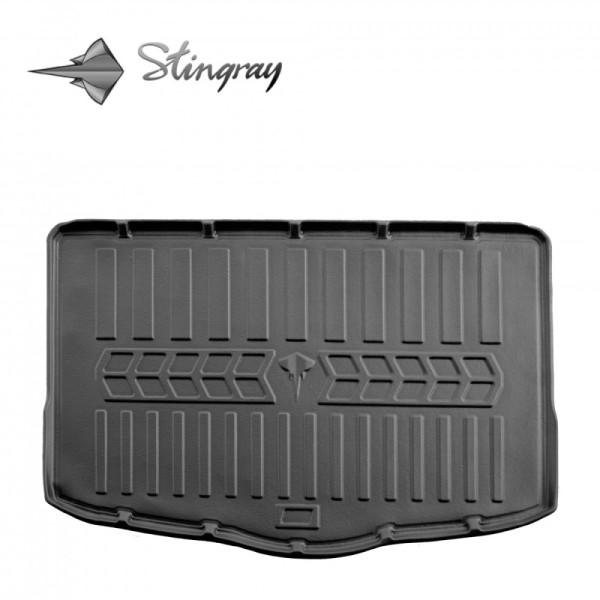 Rubber 3D trunk mat NISSAN QASHQAI J11 2017-2021 (lower trunk) / 6014221 / higher edges