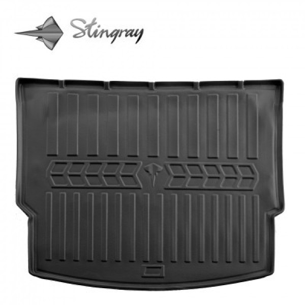 Rubber 3D trunk mat NISSAN Rogue T33 from 2021 (5 seats/upper trunk) / 6014171 / higher edges