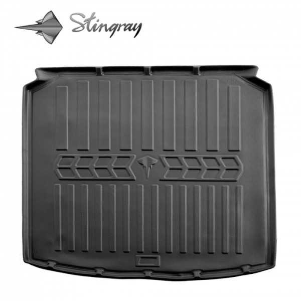 Rubber 3D trunk mat SKODA Fabia I 6Y 1999-2007 (sedan) / 6020231 / higher edges