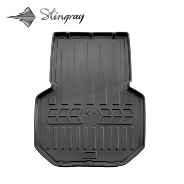 Rubber 3D trunk mat TESLA Model S 2012-2021 ( trunk 2WD) / 6050061 / higher edges