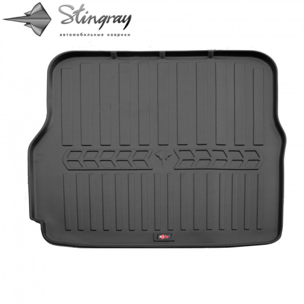 Rubber trunk mat TESLA Model X from 2015 4 or 5 seats, only first two rows used (rear trunk)