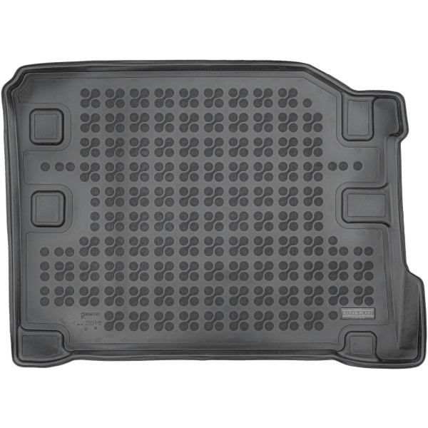 Rubber trunk mat Jeep Wrangler UNLIMITED JL 2018-2021 (one-level boot)