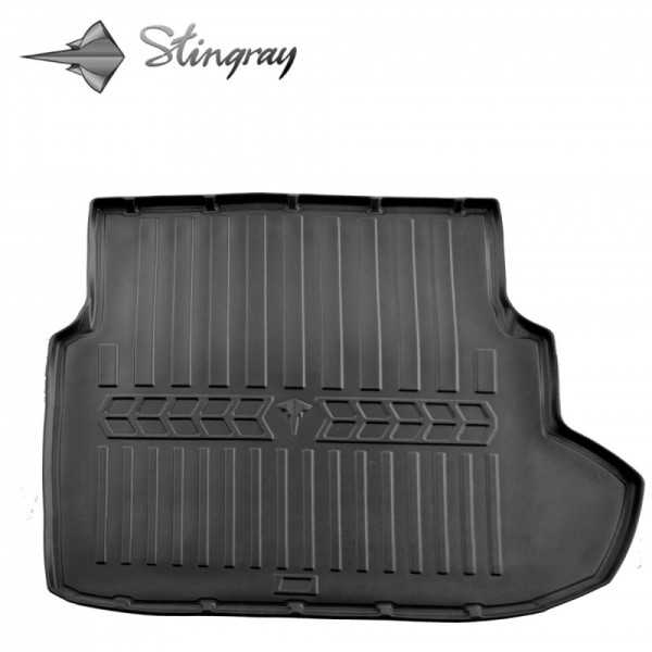 Rubber trunk mat MERCEDES BENZ W211 E 2002-2009 (sedan) / black / 6012031