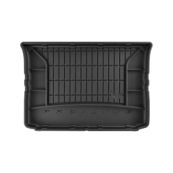 Rubber trunk mat Proline Dacia Spring Hatchback from 2021 (version with standard spare wheel)