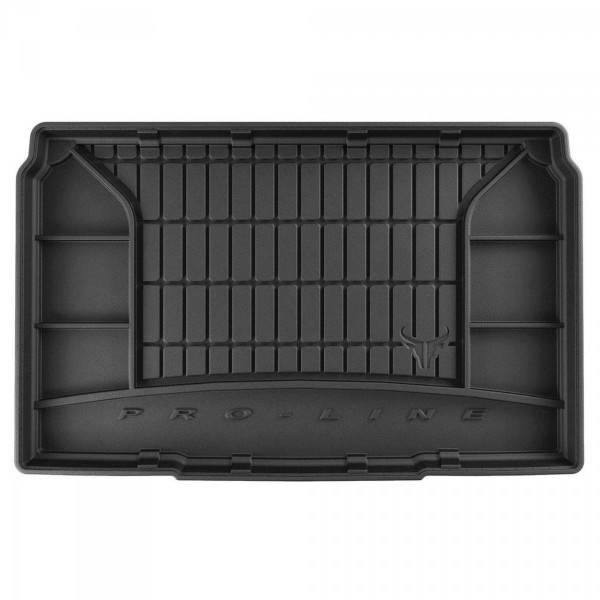 Rubber trunk mat Proline Peugeot 208 II Hatchback from 2019 (version with standard spare wheel)